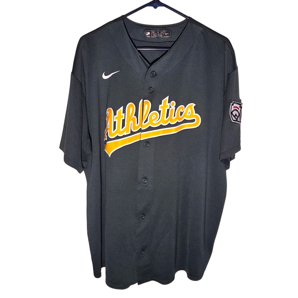 Oakland Athletics State Farm Joann Cuevas Nike Baseball Jersey XXL